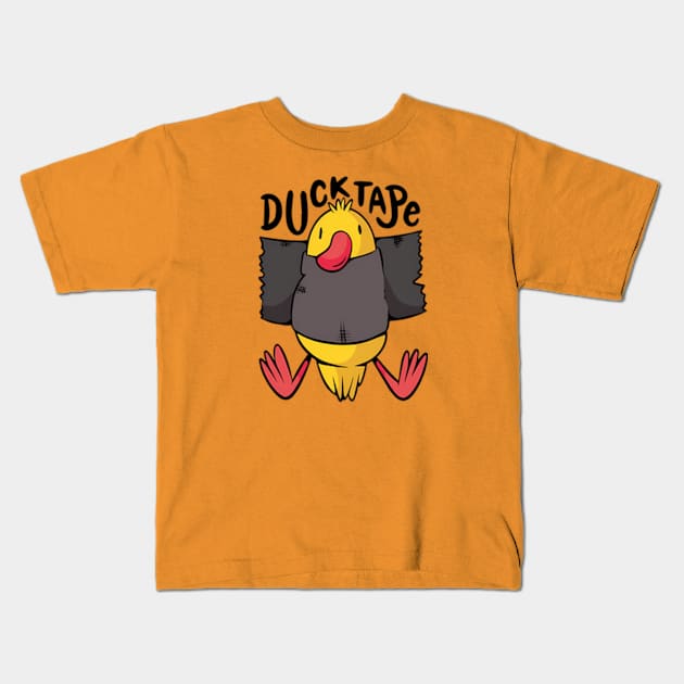 Duck tape Kids T-Shirt by EchoChicTees